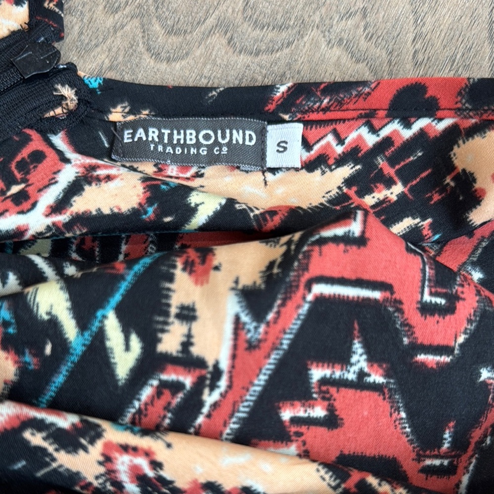 EARTHBOUND Aztec Multicolor Jumpsuit Size Small - Picture 2 of 9